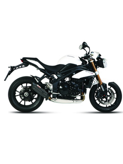 Tłumik motocyklowy Slip-On Line (Suono) MIVV do Triumph Speed Triple 1050 R / S / RS (11-15) czarny