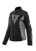 Kurtka motocyklowa damska tekstylna Dainese Veloce D-Dry czarno-szaro-biała