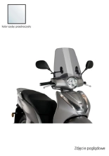 Szyba do skutera PUIG Urban Honda SH Mode 125 (21-25) przeźroczysta