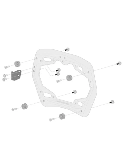 Sakwy wodoodporne SysBag WP L/L SW-Motech + stelaże PRO Yamaha Tracer 7/ GT (RM55, RM56) (25-) [poj.: 2 x 27-40L]