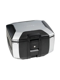 Kufer centralny plastikowy Hepco&Becker Xcore montowany na stelażu Smartrack czarno-srebrny (pojemność: 40 l)