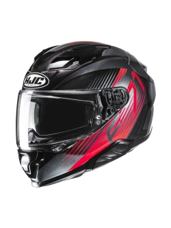 Kask integralny HJC F71 Catos czarno-czerwony