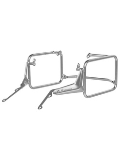 Zestaw: kufry boczne srebrne Zega Mundo + stelaże srebrne Touratech BMW R 1300 GS (23-) [poj.: 38+38l]
