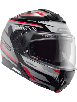 Kask szczękowy Schuberth C5 Velocity czarno-szaro-czerwony