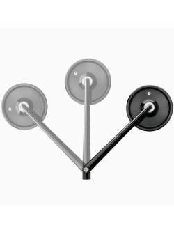 Lusterko motocyklowe uniwersalne Motogadget Mo.view Classic Flip aluminiowe, czarne [długość ramienia: 180 mm]