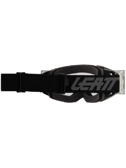 Gogle motocyklowe Leatt Velocity 3.5 Roll-Off Stealth z przezroczystą szybką