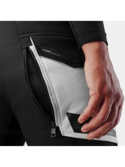 Spodnie motocyklowe tekstylne Shima Dune 2.0 G2 czarno-biało-szare