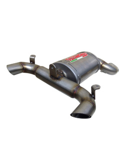 Tłumik G.P.R Titanium Oval [Slip-On, Aluminium] - Suzuki GSR 600 Ghost line [06-11]