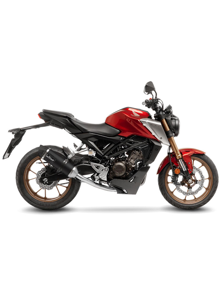 Pełny układ wydechowy LeoVince LV ONE EVO BLACK EDITION Honda CB 125 R Neo Sports Café (21-23) stalowy