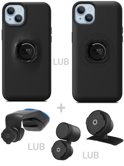 Zestaw do samochodu: etui na telefon iPhone 14 Plus + mocowanie Quad Lock