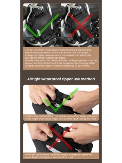 Torby na gmole Loboo Wanderer wodoodporne, pompowane [pojemność: 6l]