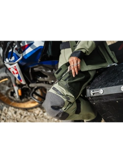 Spodnie motocyklowe damskie tekstylne Klim Artemis zielone