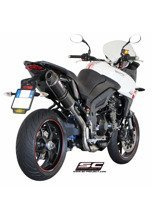 Tłumik owalny (Wysoka pozycja) Slip-on SC-Project do Triumph TIGER SPORT 1050 [13-16]