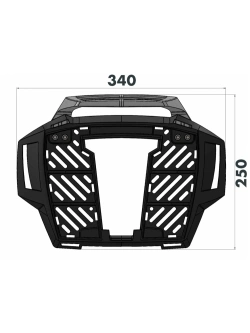 Stelaż pod kufer centralny Hepco&Becker AluRack Ducati Monster 890/+ (26-)