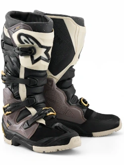 Buty enduro Alpinestars MX Tech 7 Drystar czarno-szaro-złote