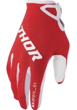 Rękawice cross dziecięce Thor Ridemode Static czerwone