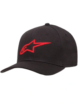 Czapka z daszkiem Alpinestars Ageless Curve czarno-czerwona