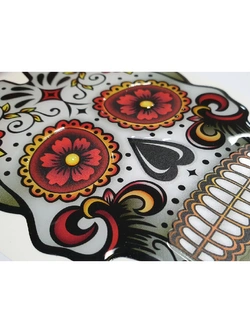 Tankpad Uniwersalny Onedesign Czaszka czerwona