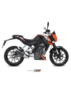 Pełny układ wydechowy (GP) MIVV do KTM Duke 125 (11-16) / 200 (12-14) czarny