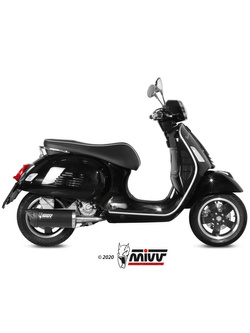 Tłumik motocyklowy Slip-On (Mover) MIVV do Vespa GTS 300 (08-20) czarny