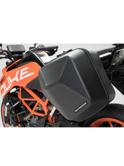 Zestaw: kufry boczne plastikowe + stelaże URBAN ABS SW-MOTECH KTM 125/390 Duke [17-] [pojemność: 2 x 16,5l]