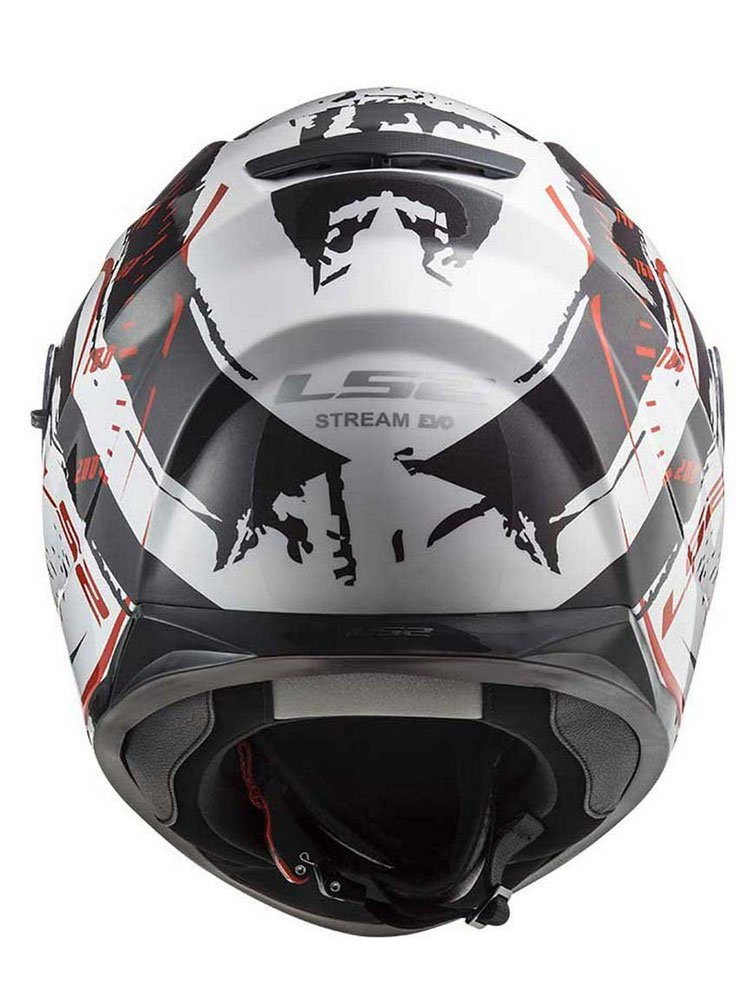 Kask integralny LS2 FF320 Stream Evo Tacho biało-czarno-czerwony