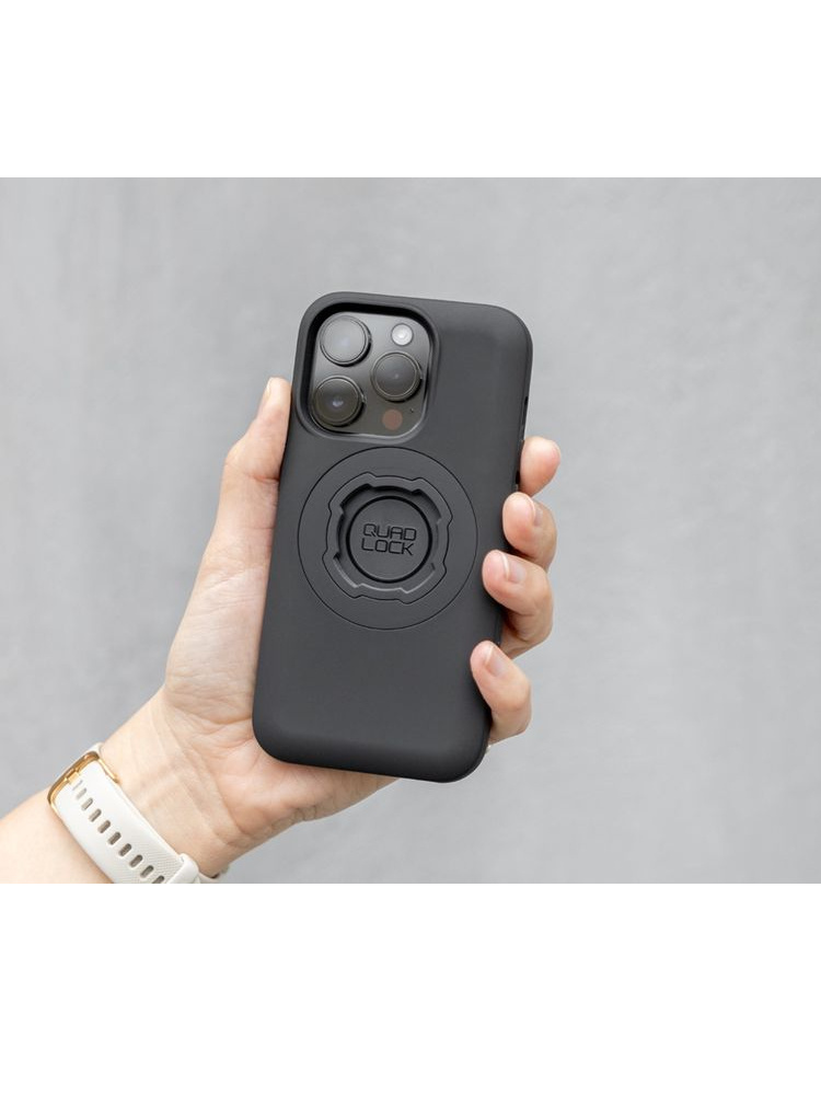 Zestaw: etui MAG na telefon iPhone 13 Pro (magnetyczne) + wodoodporny pokrowiec MAG + uchwyt kulowy Quad Lock