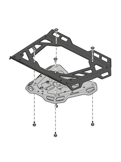 Stelaż centralny Street-Rack SW-MOTECH Yamaha MT-07 Tracer [16-23], Tracer 7 (RM30, RM31) [21-]