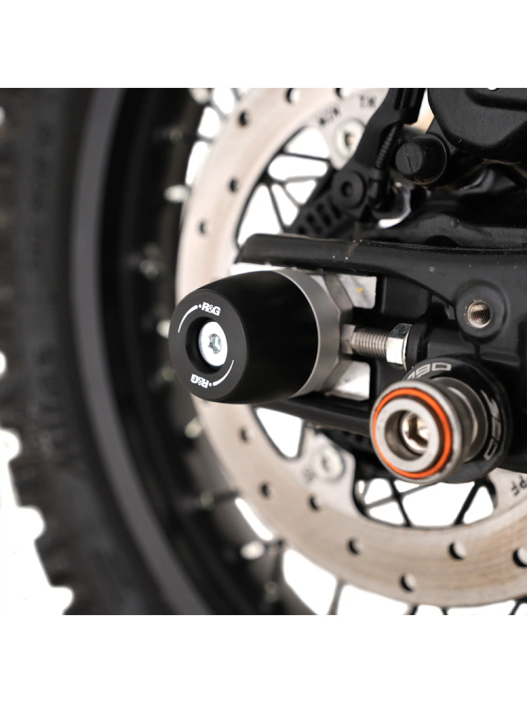 Slidery wahacza R&G Racing KTM 390 Adventure R/ X (25-) z rolkami APEX Cotton Reels