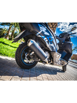 Pełny układ wydechowy G.P.R Evo4 Road [Stainless Steel] - Kymco Dink Street 125 [07-14]