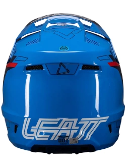 Kask enduro Leatt Moto 3.5 V25 Royal z goglami niebiesko-czerwonymi