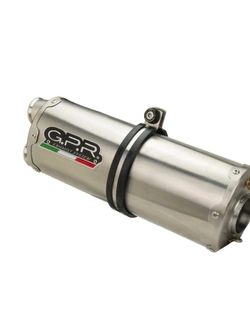 Tłumik motocyklowy G.P.R Dual Titanium CF Moto 800 MT Touring (22-24) E5 tytanowy [z homologacją]