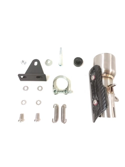 Tłumik motocyklowy IXRACE MK2 Honda Forza/ X-ADV 750 (25) czarny [z homologacją]