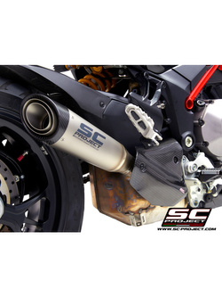 Tłumik SC-Project S1 Titanium + Carbon (Slip on) - Ducati Multistrada 1260 [18-20]