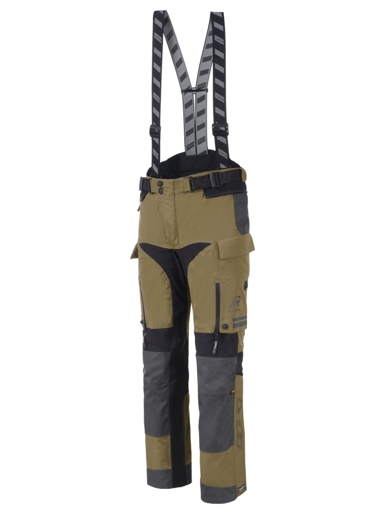 Spodnie motocyklowe tekstylne Rukka TitanTrail-R brązowe