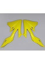 Osłony chłodnicy UFO do Suzuki RMZ 250 (19-), RMZ 450 (18-) żółte