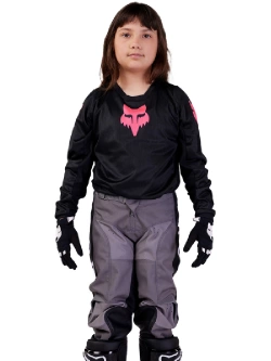 Bluza enduro dziecięca Fox 180 Blackout czarna