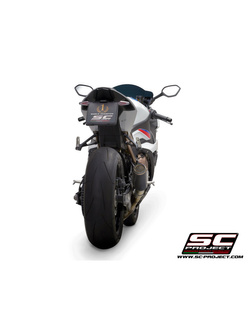 Tłumik SC-Project, CR-T Carbon / Tytan (Z tytanową siatką na wylocie) (Slip On) - BMW S 1000 RR [20-22]