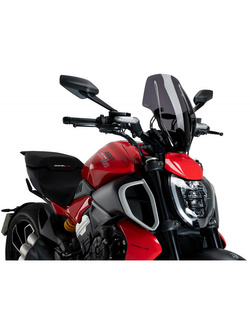 Owiewka motocyklowa turystyczna PUIG Naked New Generation Ducati Diavel V4 (24-) mocno przyciemniana