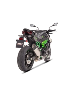 Tłumik motocyklowy SC-Project SC1-R Kawasaki Z 900 (25-) z osłoną termiczną, tytanowy [z homologacją]