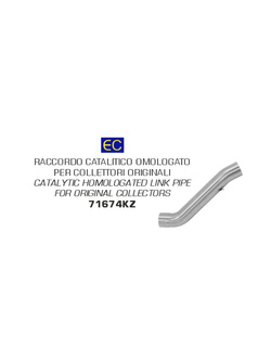 Rura łącząca Arrow Aprilia RSV 4 RR/RF [17-18]/ RSV 4 1100 Factory [19-20], TUONO V4 1100 [17-18]/ [19-20]