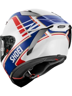 Kask integralny Shoei X-SPR PRO Gardner TC-2 biało-niebiesko-czerwony