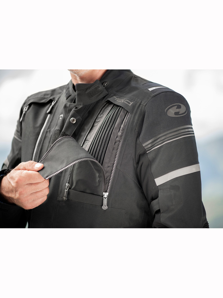 Kurtka motocyklowa tekstylna Held Omberg czarna