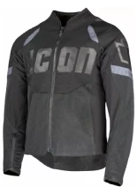 Kurtka motocyklowa tekstylna Icon Contra3 czarno-szara