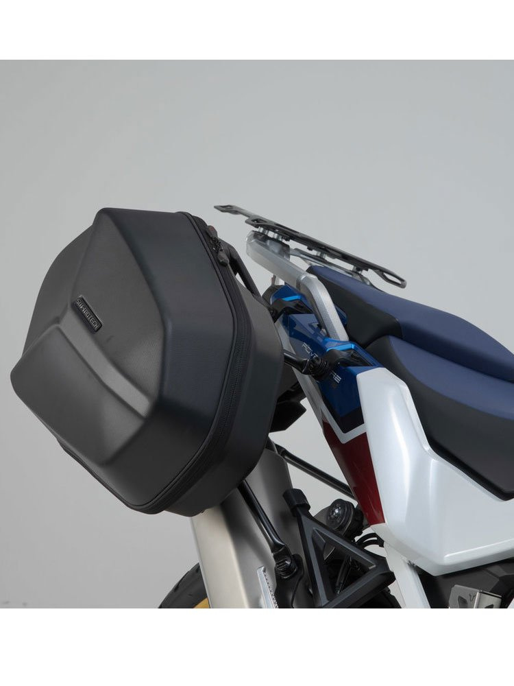 Zestaw: kufry boczne + stelaż ABS Aero System Sw-Motech do Suzuki DL 650 (17-25), V-Strom 650XT (17-25)