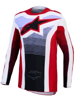 Bluza cross Alpinestars MX Techstar Maven biało-czerwono-fioletowa