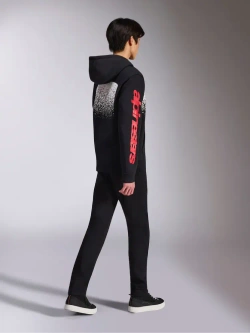 Bluza z kapturem Alpinestars Obsessed czarno-czerwona