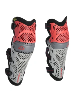 Nakolanniki motocyklowe Acerbis Impact Pro czerwono-szare