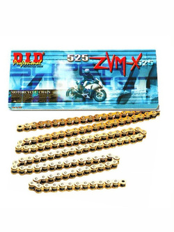Zestaw napędowy D.I.D. 525 ZVM-X SUPER STREET X-Ring hiper wzmocniony [114 ogniw]