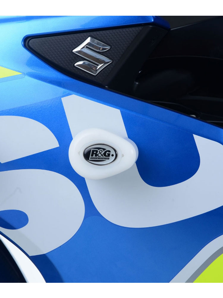 Crash pady Aero R&G do Suzuki GSX-R125 (17-19) białe